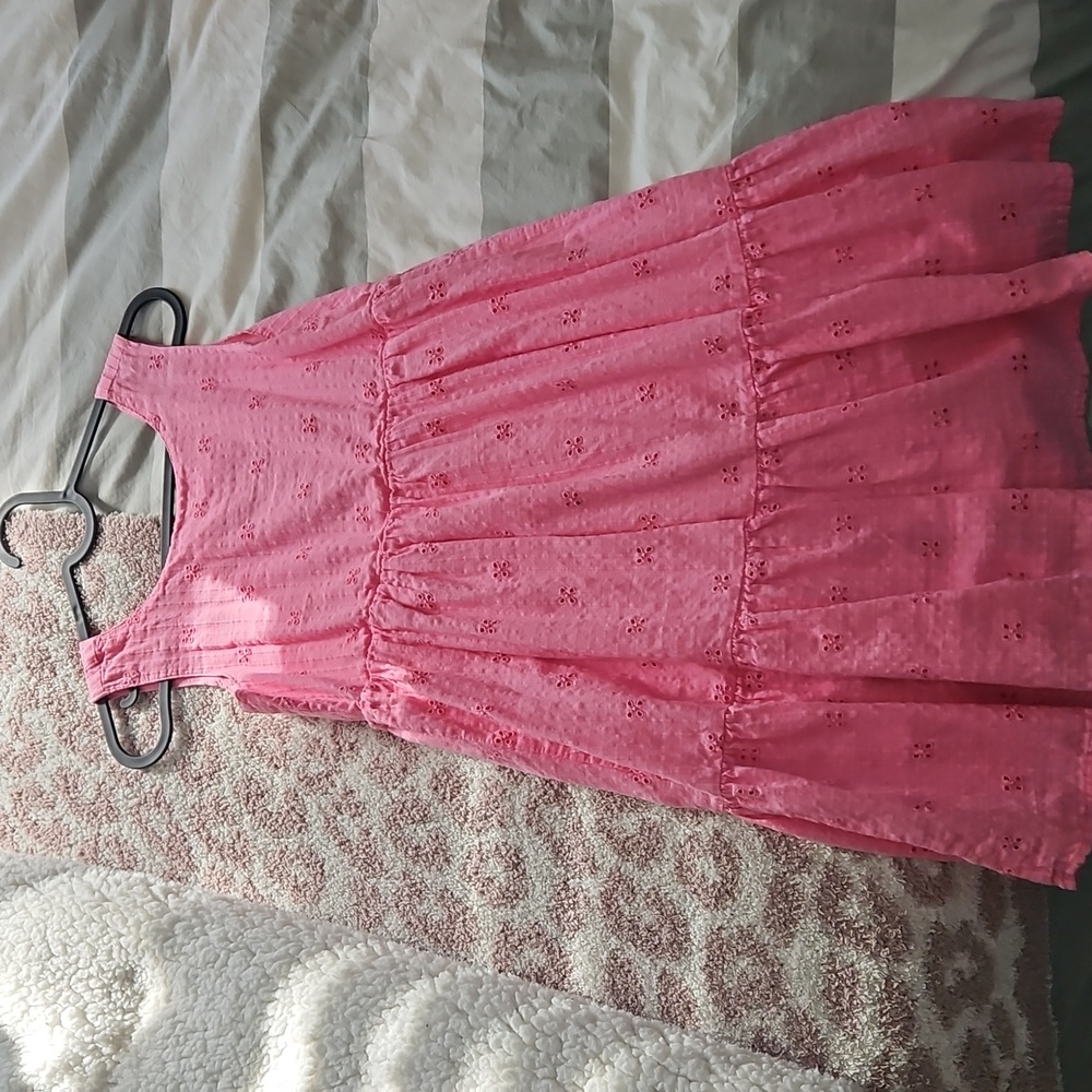 Cat and jack pink dress size xl 14